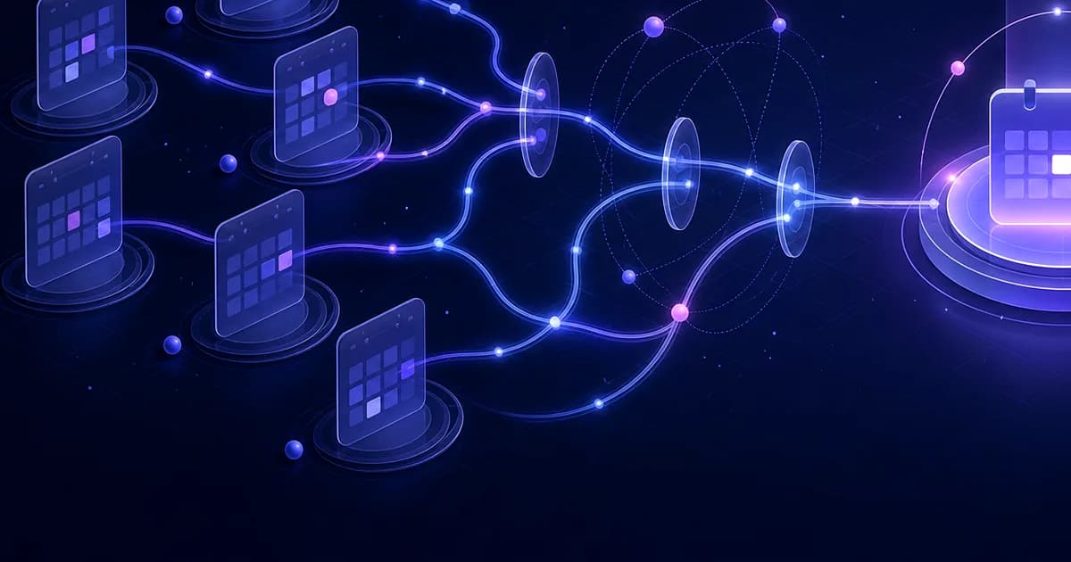 Configurable team booking pages connected to an ownable scheduling platform